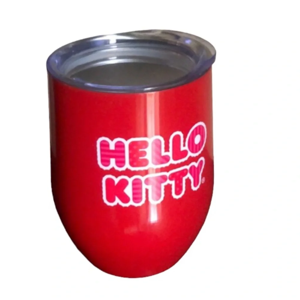 Hello Kitty Christmas Holiday Wine Tumbler